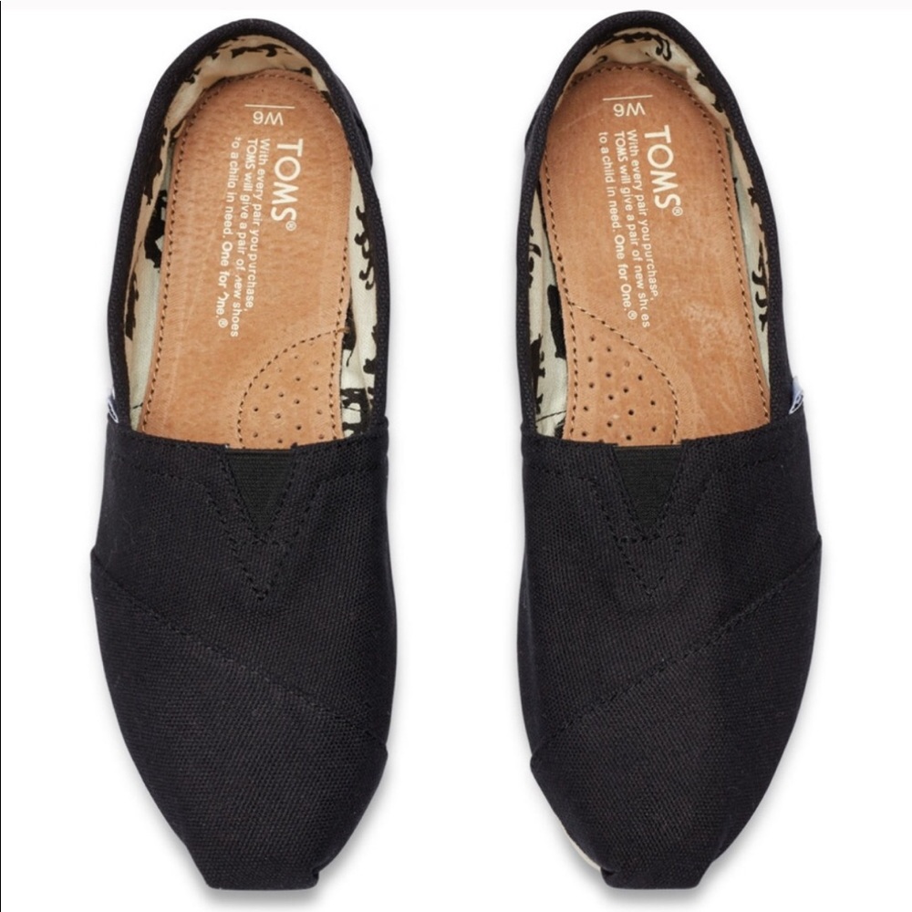 Black TOMS Shoes